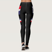 Markering Dominicaanse Republiek Leggings (Achterkant)