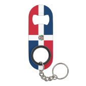 Markering Dominicaanse Republiek Mini Flessenopener (Achterkant)