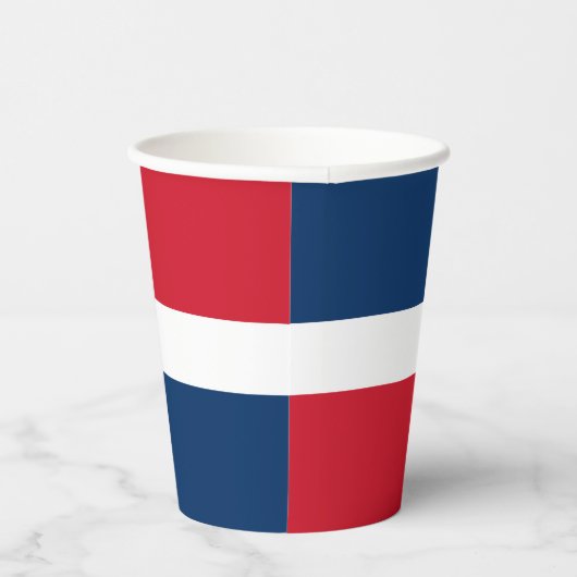 Markering Dominicaanse Republiek Papieren Bekers (Rechts)