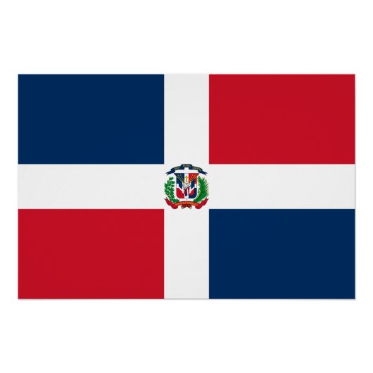 Markering Dominicaanse Republiek Perfect Poster (Voorkant)