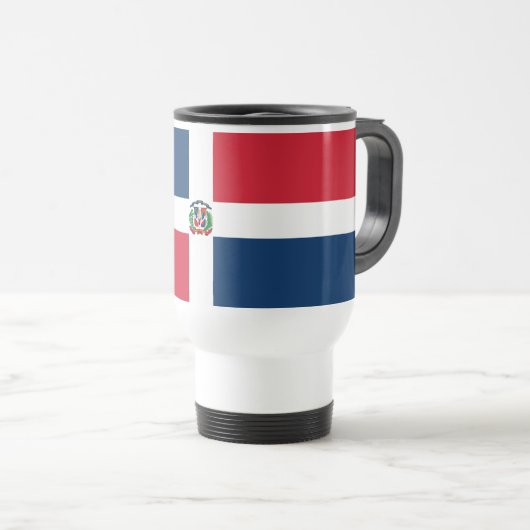 Markering Dominicaanse Republiek Reisbeker (Voorkant rechts)