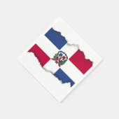 Markering Dominicaanse Republiek Servetten (Hoek)