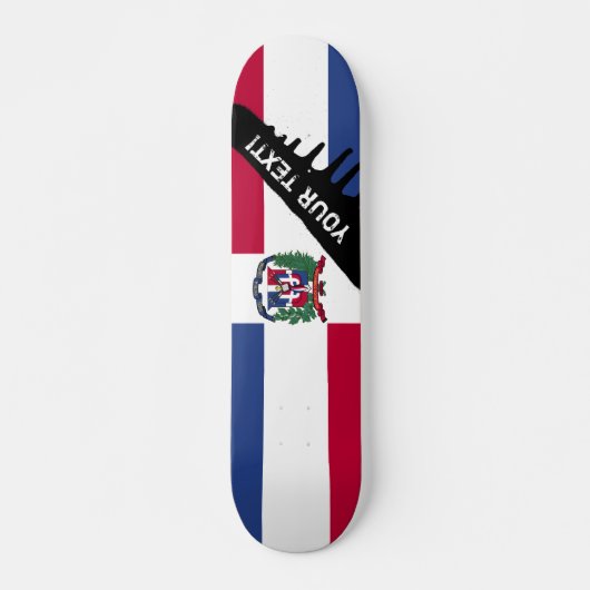 Markering Dominicaanse Republiek Skateboard (Voorkant)