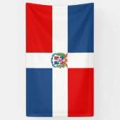 Markering Dominicaanse Republiek Spandoek (Verticaal)