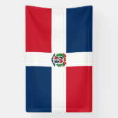 Markering Dominicaanse Republiek Spandoek (Verticaal)