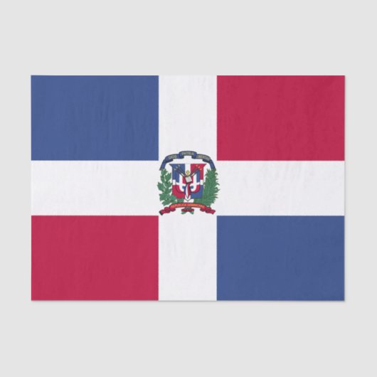 Markering Dominicaanse Republiek Tissuepapier (Voorkant)