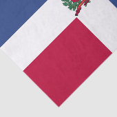 Markering Dominicaanse Republiek Tissuepapier (Detail)