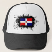 Markering Dominicaanse Republiek Trucker Pet (Voorkant)