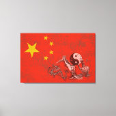 Markering en symbolen van China ID158 Canvas Afdruk (Voorkant)