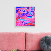 Markering op Canvas Afdruk (Insitu (Woonkamer))