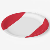 Markering: Peru Papieren Bordje (Gekanteld)