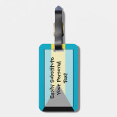 Markering van Bahamas Easy ID Bagagelabel (Achterkant verticaal)