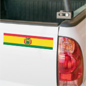 Markering van Bolivia Bumpersticker (Op Truck)