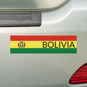 Markering van Bolivia Bumpersticker