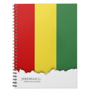 Markering van Bolivia Notitieboek