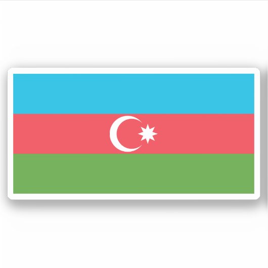 Markering van de Azerbeidzjan Sticker (Voorkant)