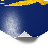 Markering van de Azoren Foto Afdruk (Hoek)