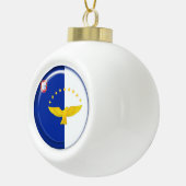 Markering van de Azoren Keramische Bal Ornament (Rechts)