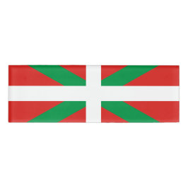 Markering van de Baskische landnaam Naambadge