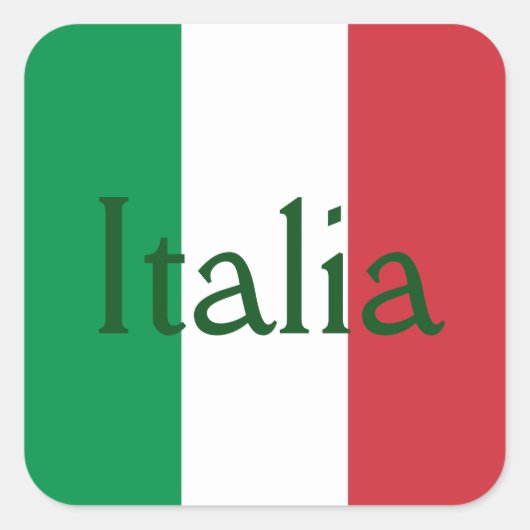 Markering van de Italiaanse Sticker (Voorkant)