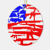 Markering van de Pistolen 2e wijziging Keramisch Ornament (Links)