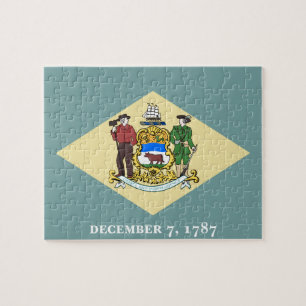 Markering van Delaware Legpuzzel