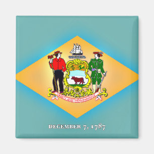 Markering van Delaware Magneet