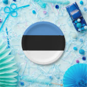 Markering van Estland Papieren Borden Papieren Bordje (Feest)