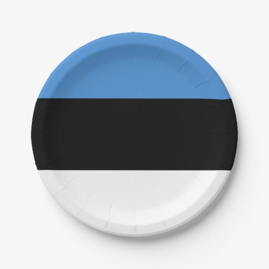 Markering van Estland Papieren Borden Papieren Bordje (Voorkant)