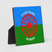 Markering van gepersonaliseerde officiële Roma-zig Fotoplaat (Voorkant)