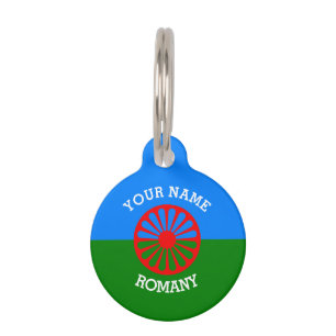 Markering van gepersonaliseerde officiële Roma-zig Huisdierpenning