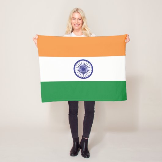 Markering van India Fleece Deken (In situ)