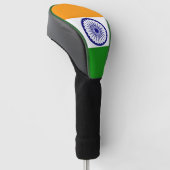 Markering van India Golfheadcover (Schuin)