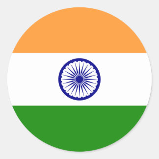 Markering van India Ronde Sticker
