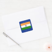 Markering van India Vierkante Sticker (Envelop)