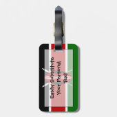 Markering van Kenia Easy ID Personal Bagagelabel (Achterkant verticaal)
