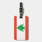 Markering van Libanon - Gebruiksvriendelijke ident Bagagelabel (Voorkant verticaal)