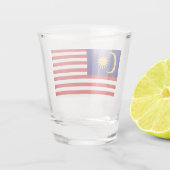 Markering van Maleisië Shot Glas (Achterkant)