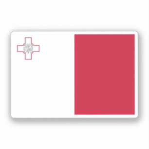 Markering van Malta Sticker
