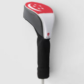 Markering van Singapore Golfheadcover (Schuin)