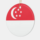 Markering van Singapore Keramisch Ornament (Links)