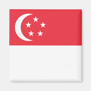 Markering van Singapore Magneet