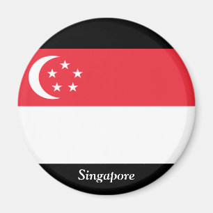 Markering van Singapore Magneet
