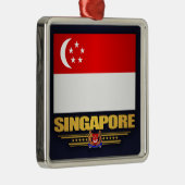 Markering van Singapore Metalen Ornament (Rechts)