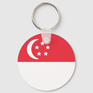Markering van Singapore Sleutelhanger