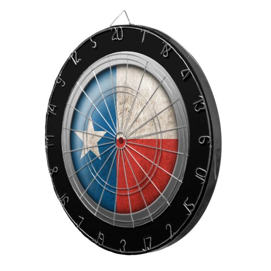 Markering van Texas Disk Dartbord (Voorkant Rechts)