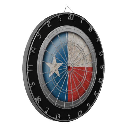 Markering van Texas Disk Dartbord (Voorkant Links)