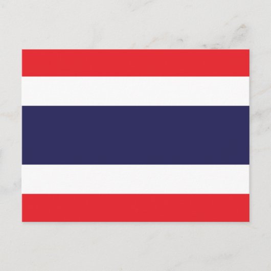 Markering van Thailand Briefkaart (Voorkant)