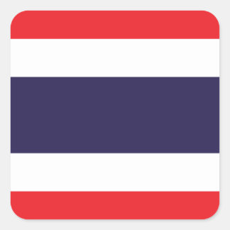 Markering van Thailand Vierkante Sticker