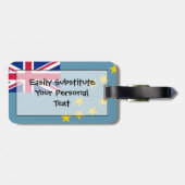 Markering van Tuvalu Easy ID Personal Bagagelabel (Achterkant horizontaal)